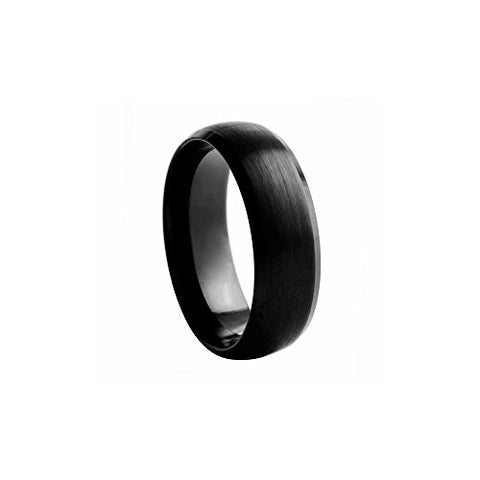 8 mm Domed Tungsten Wedding Band-12.0