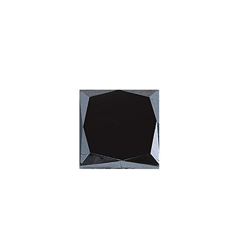 1.58 Cts of 5.73x5.51x5.14 mm AA Princess ( 1 pc ) Loose Treated Fancy Black Diamond {DIAMOND APPRAISAL INCLUDED}