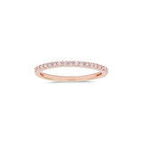 1/4 (0.21-0.27) Cts Natural Pink Diamond Ring in 10K Pink Gold