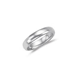 Wedding Band - 18K White Gold 5 mm Comfort-Fit Wedding Band
