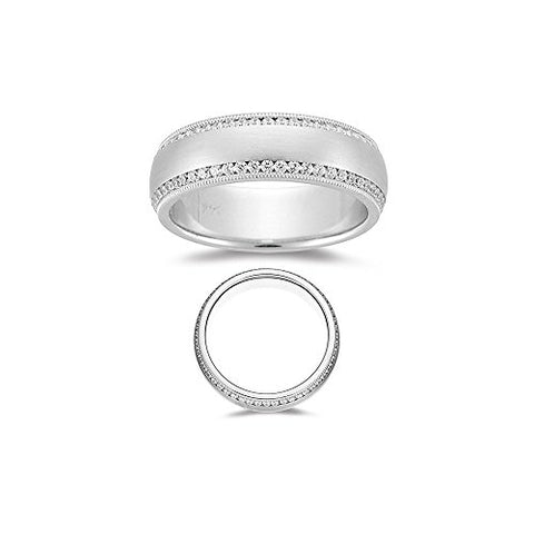 Mens Eternity Band - 1.30-1.35 Ct Diamond Eternity Band-8.5
